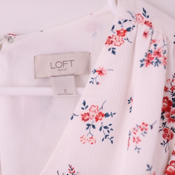 Women’s Loft knee length floral dress - Picture 3 of 4